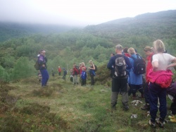 Gerd Endestad frå Rimstaddalen guida oss flott langs heile vegen.